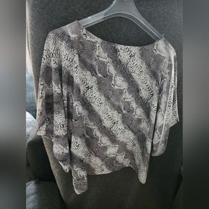 Snake Print INC casual top Size 4
